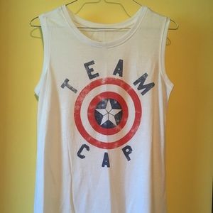 NWOT, Marvel Capt America Civil War Team Cap Tank